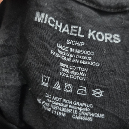 Playera Michael Kors Chico S Negro
