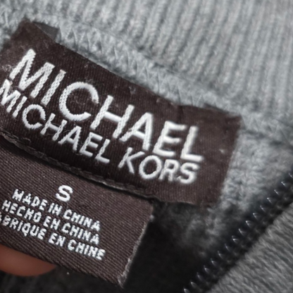Sueter Con Cierre Michael Kors Chico S Gris