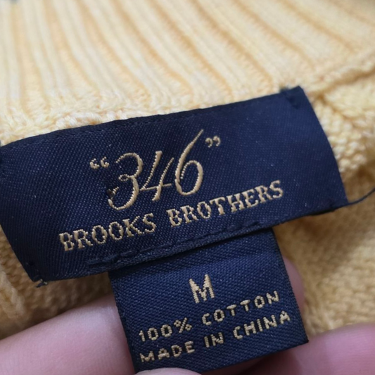 Sueter Tejido Brooks Brothers Mediano M Amarillo
