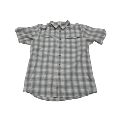 Camisa Manga Corta The North Face Mediana M Cuadro Gris