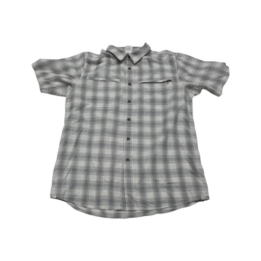 Camisa Manga Corta The North Face Mediana M Cuadro Gris
