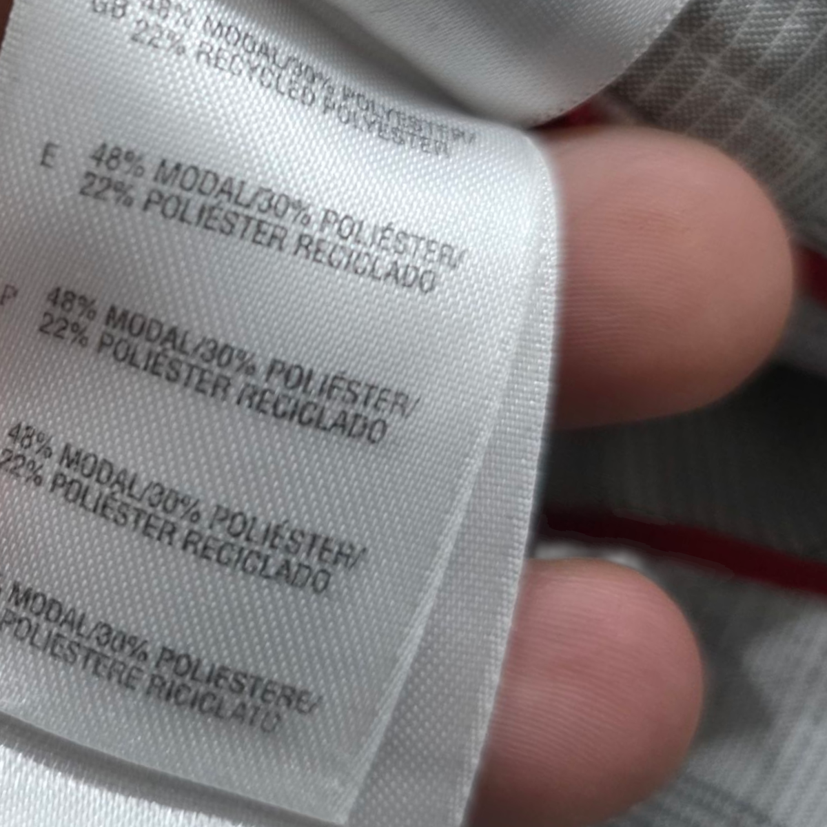 Camisa Manga Corta The North Face Mediana M Cuadro Gris