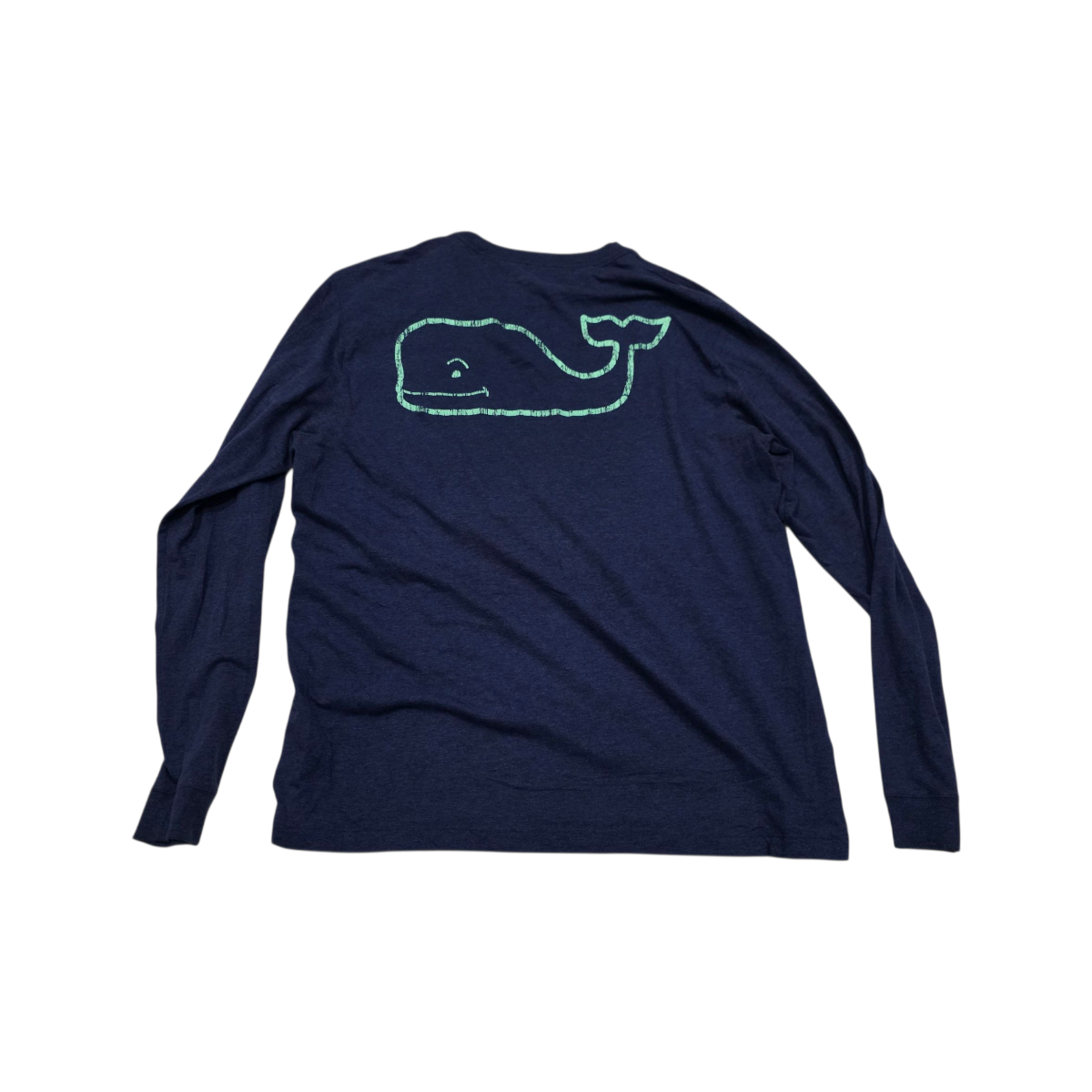 Playera Con Gorro Vineyard Vines Mediana M Azul Manga Larga