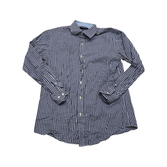 Camisa Nautica Mediana M 15 Cuadros Azul