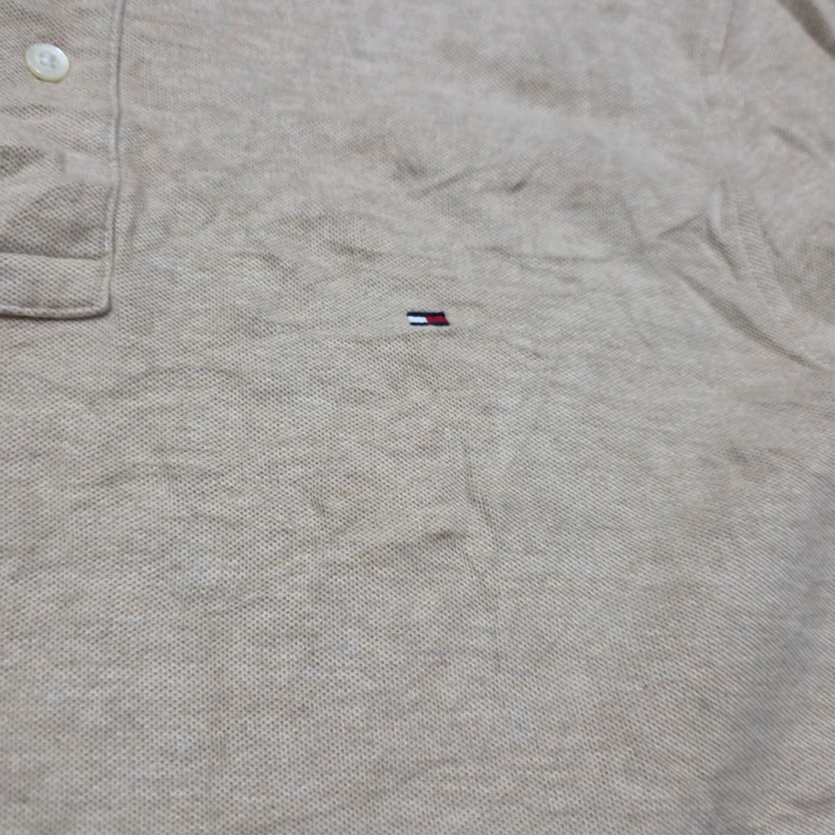 Playera Polo Tommy Hilfiger Mediana M Cafe