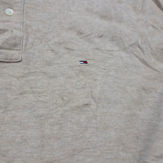 Playera Polo Tommy Hilfiger Mediana M Cafe