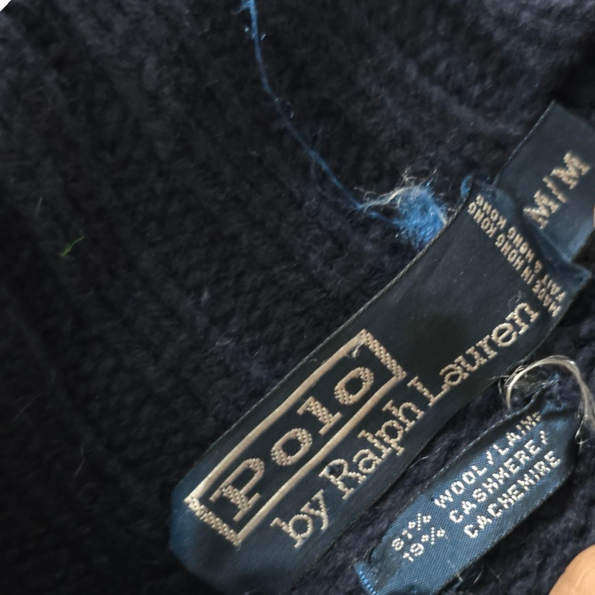 Sueter Con Cierre Ralph Lauren Mediana M Azul