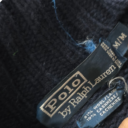 Sueter Con Cierre Ralph Lauren Mediana M Azul