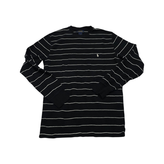 Playera Manga Larga Ralph Lauren Grande L Azul Lineas
