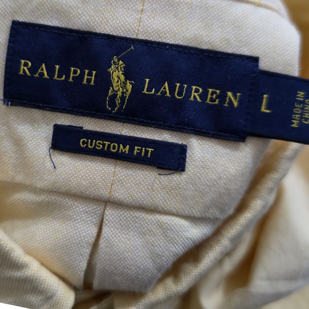 Camisa Ralph Lauren Grande L Amarillo Pony Colores