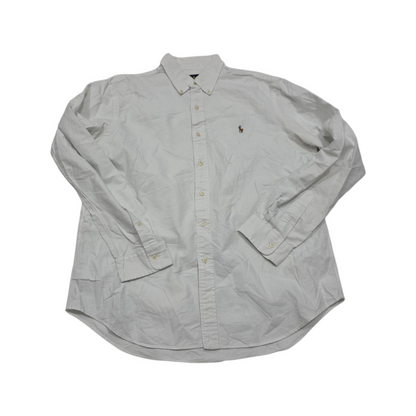 Camisa Ralph Lauren Grande L Blanco Pony Blanco
