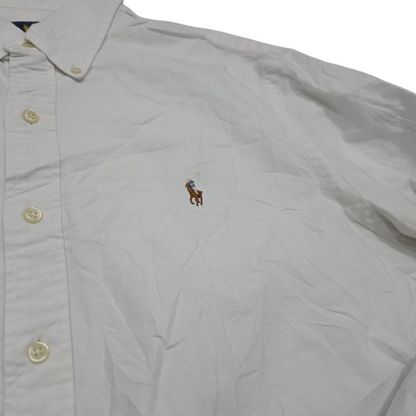 Camisa Ralph Lauren Grande L Blanco Pony Blanco