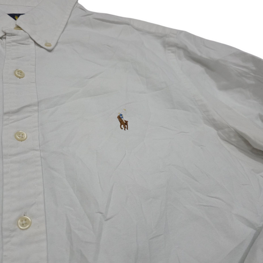 Camisa Ralph Lauren Grande L Blanco Pony Blanco