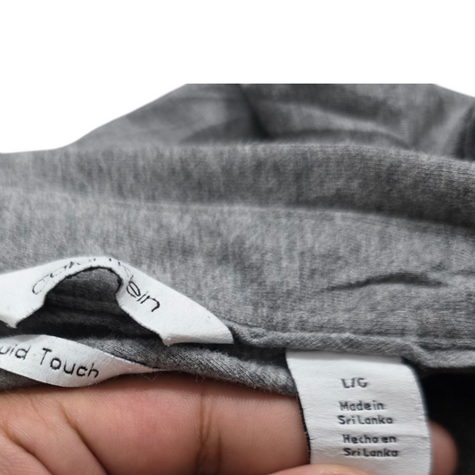 Camisa Calvin Klein Grande L Gris
