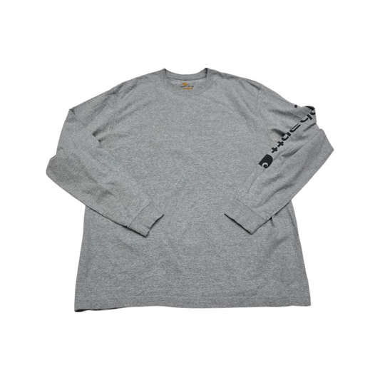 Playera Manga Larga Carhartt Grande L Gris