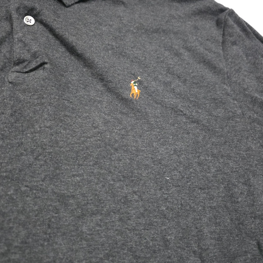 Playera Manga Larga Polo Ralph Lauren Grande L Gris