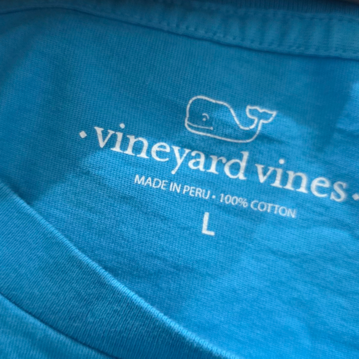 Playera Vineyard Vines Grande L Azul