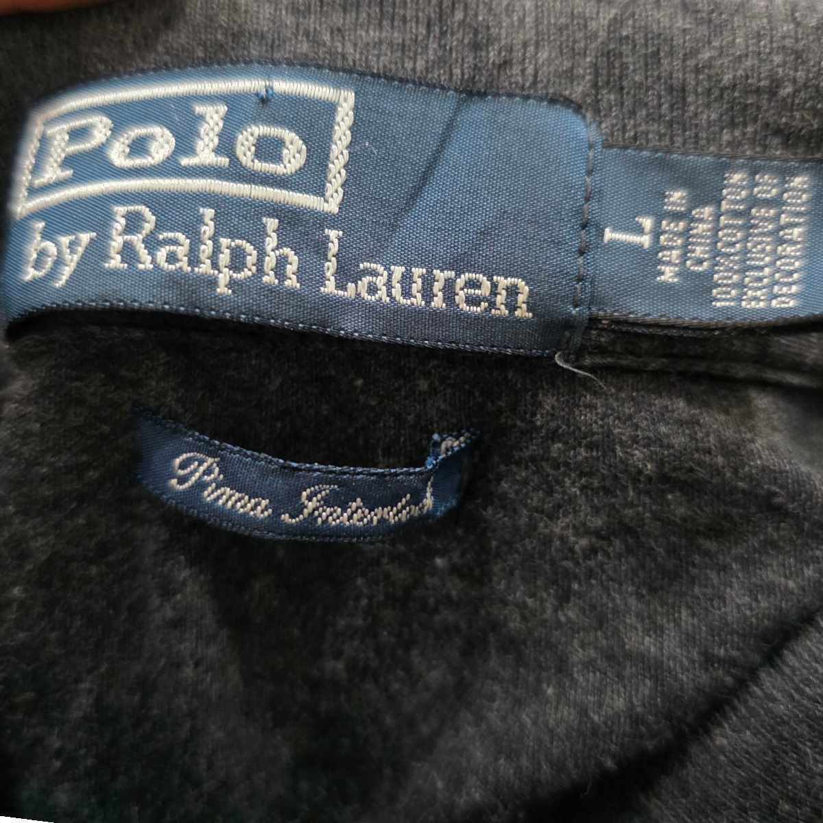 Playera Manga Larga Polo Ralph Lauren Grande L Gris