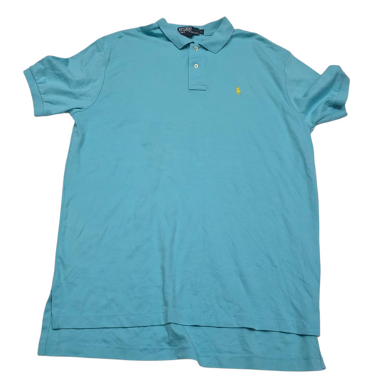 Playera Polo Ralph Lauren Grande L Azul Agua