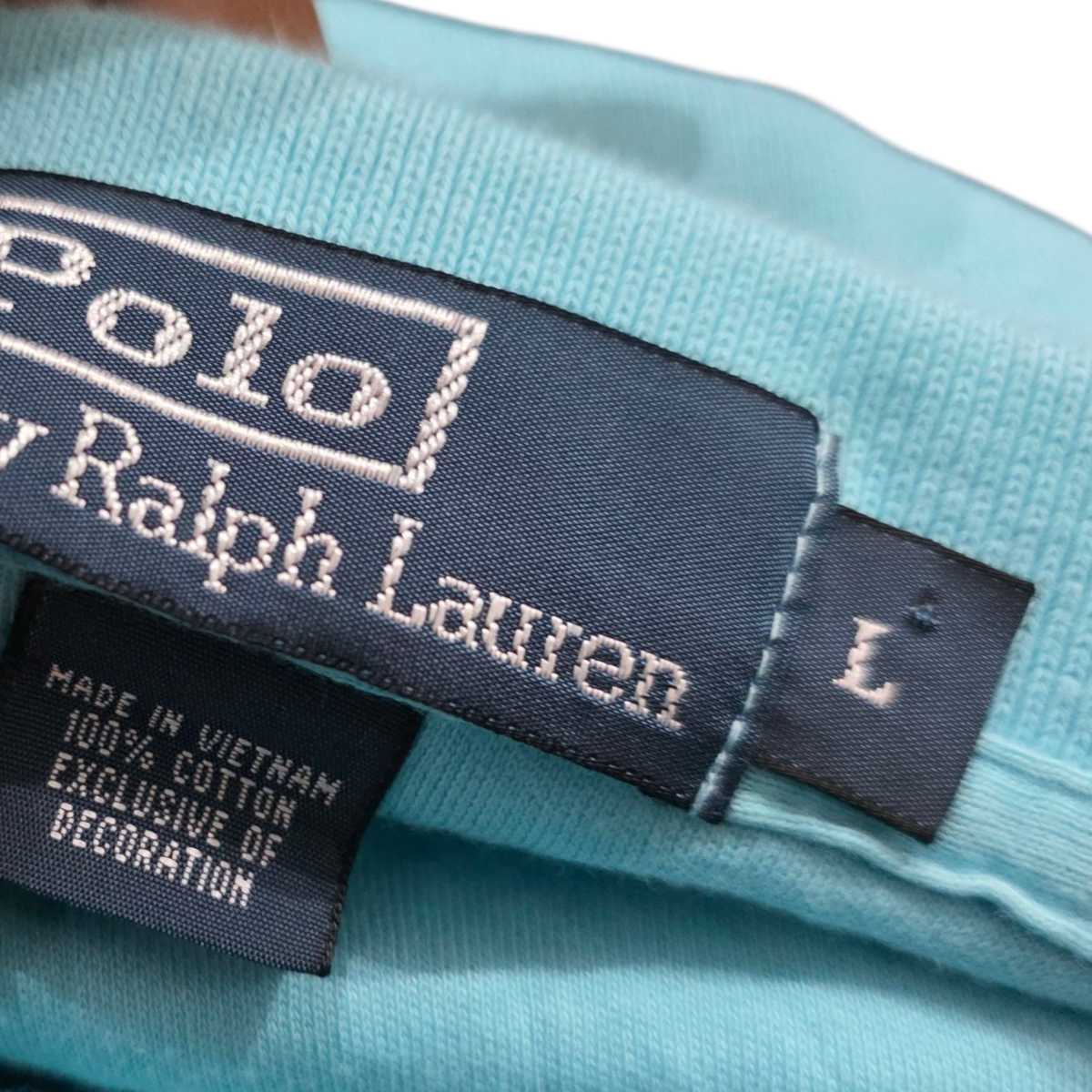 Playera Polo Ralph Lauren Grande L Azul Agua