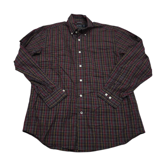 Camisa Nautica Grande L Rojo Cuadro Colors