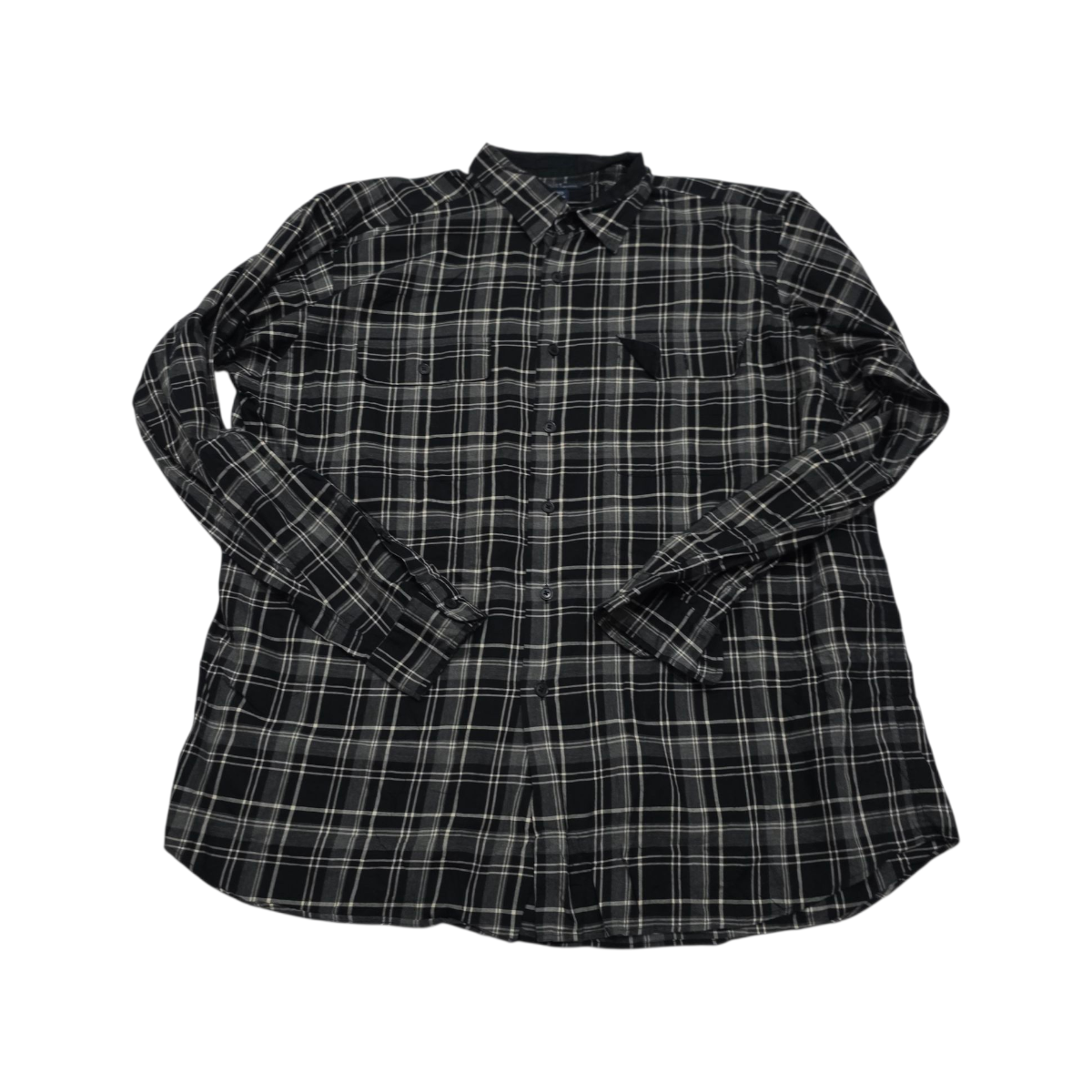 Camisa Ralph Lauren Xgrande Xl Cuadro Negro