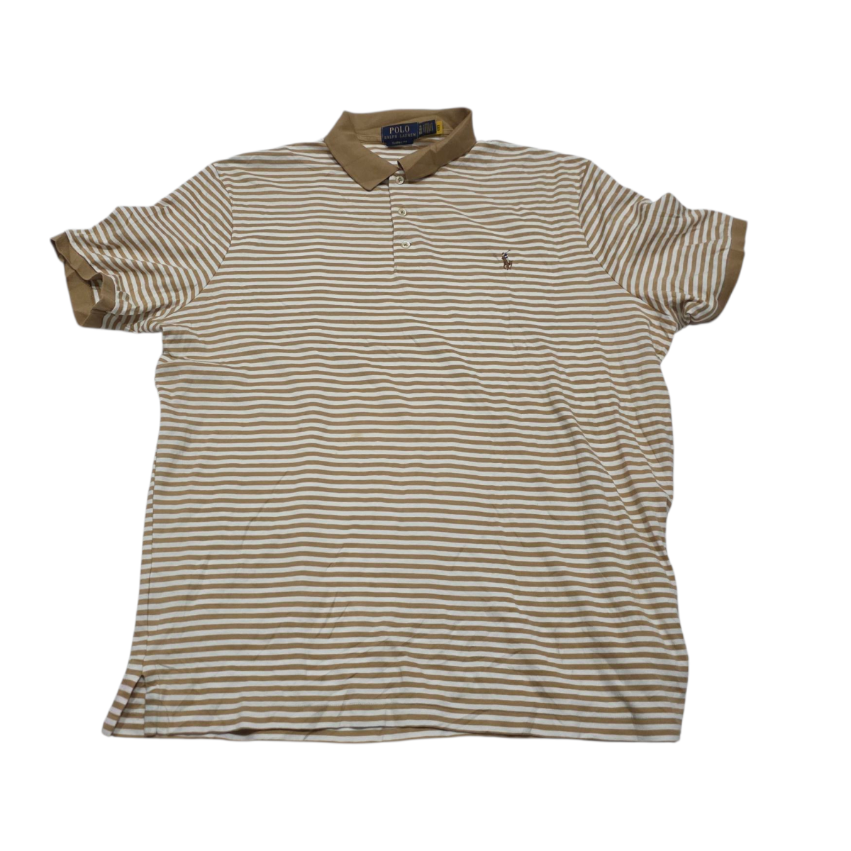 Playera Polo Ralph Lauren Xgrande Xl Cafe Lineas