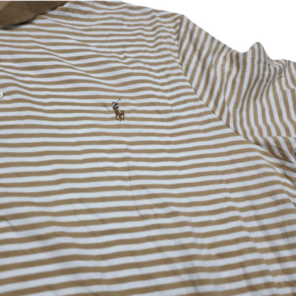 Playera Polo Ralph Lauren Xgrande Xl Cafe Lineas