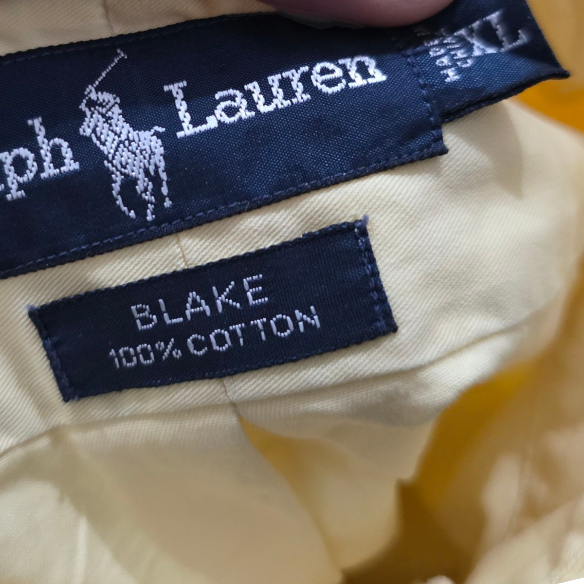 Camisa Ralph Lauren Xgrande Xl Amarillo