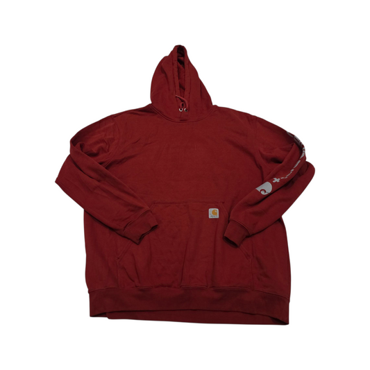 Sudadera Con Gorro Carhartt Xgrande Xl Vino