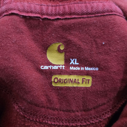 Sudadera Con Gorro Carhartt Xgrande Xl Vino