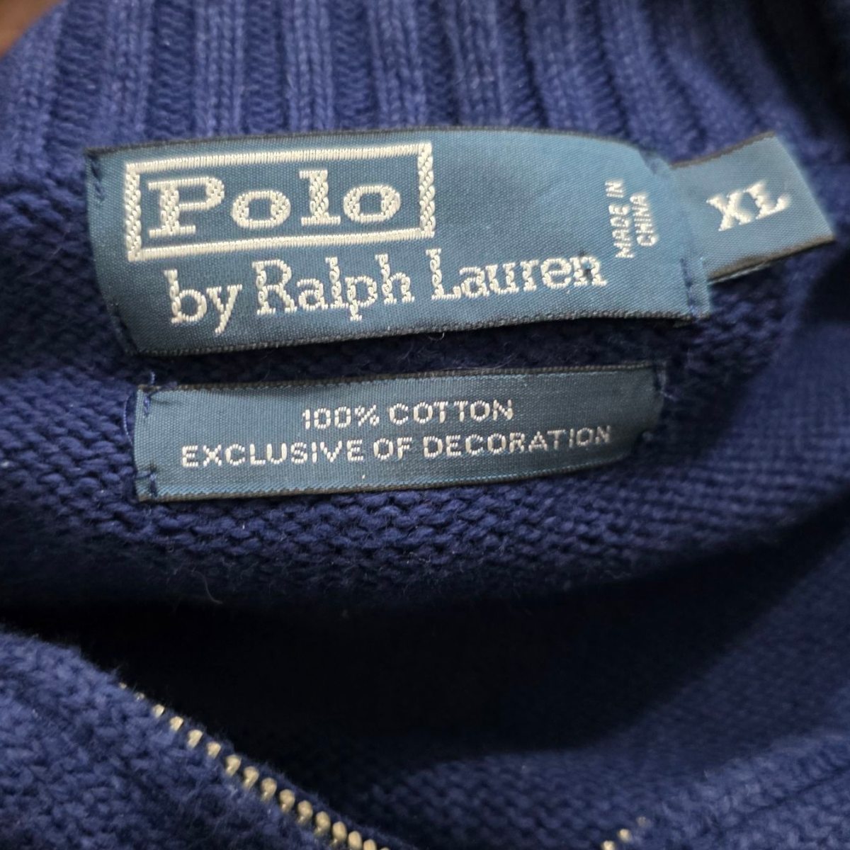Sueter Ralph Lauren Xgrande Xl Azul Marino Pony Rojo