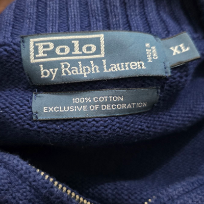 Sueter Ralph Lauren Xgrande Xl Azul Marino Pony Rojo
