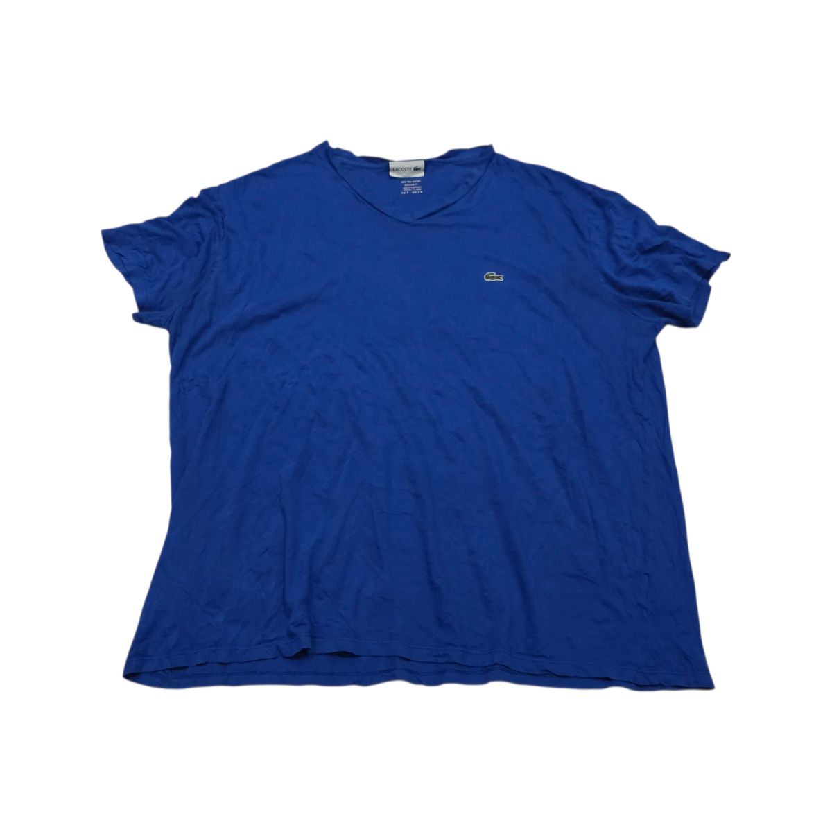Playera Lacoste Xxl Fr7 Azul