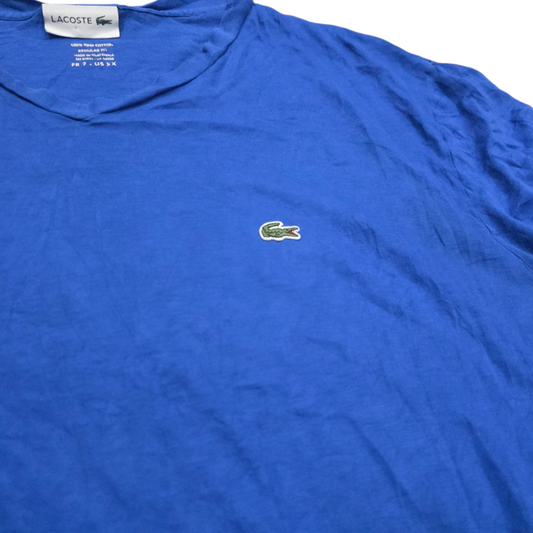 Playera Lacoste Xxl Fr7 Azul