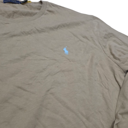 Playera Manga Larga Ralph Lauren Xxl Cafe Pony Azul
