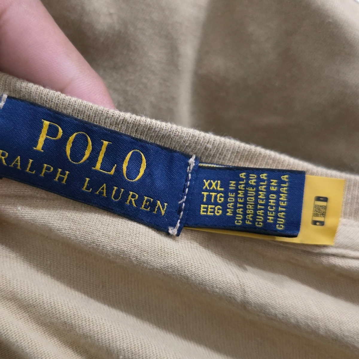 Playera Manga Larga Ralph Lauren Xxl Cafe Pony Azul