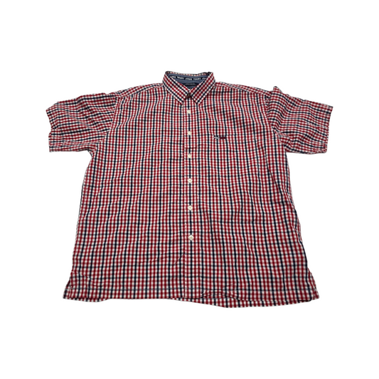Camisa Tommy Hilfiger Xxl Cuadro Rojo Azul
