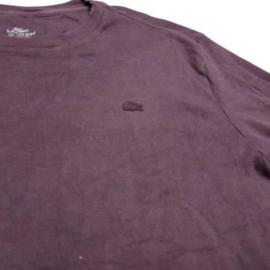 Playera Manga Larga Lacoste Fr 8 3xl Purpura