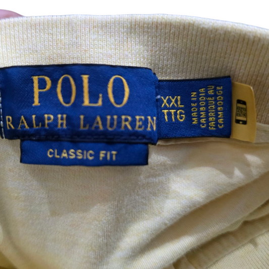 Playera Polo Ralph Lauren Xxl Amarillo Pony Colores