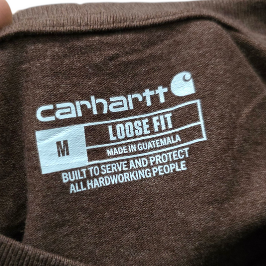 Playera Manga Larga Carhartt Mediana M Cafe