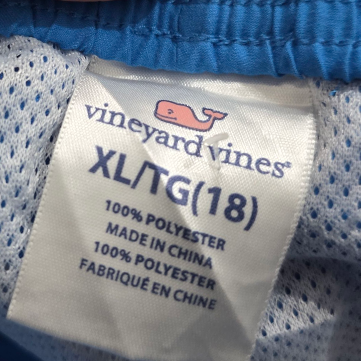 Bermuda Vineyard Vines Adolescente Xl Azul Caballo De Mar