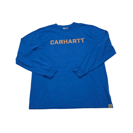Playera Loose Manga Larga Carhartt Grande L Azul