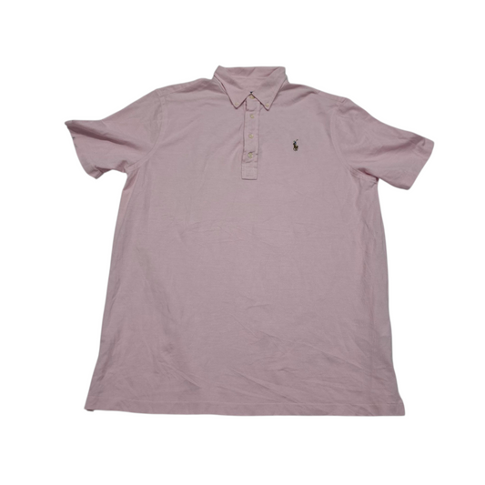 Playera Polo Ralph Lauren Grande L Rosa Pony Colores
