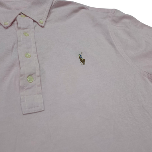 Playera Polo Ralph Lauren Grande L Rosa Pony Colores