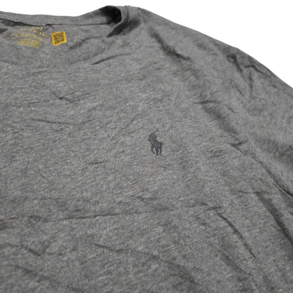 Playera Ralph Lauren Xgrande Xl Gris Pony Gris