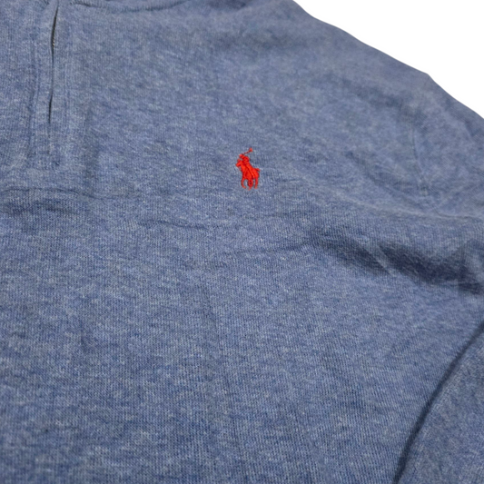 Sueter Ralph Lauren Xgrande Xl Azul Pony Rojo