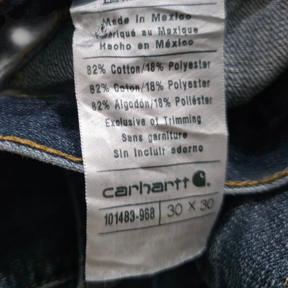 Pantalon Carhartt 30x30 Recto Azul