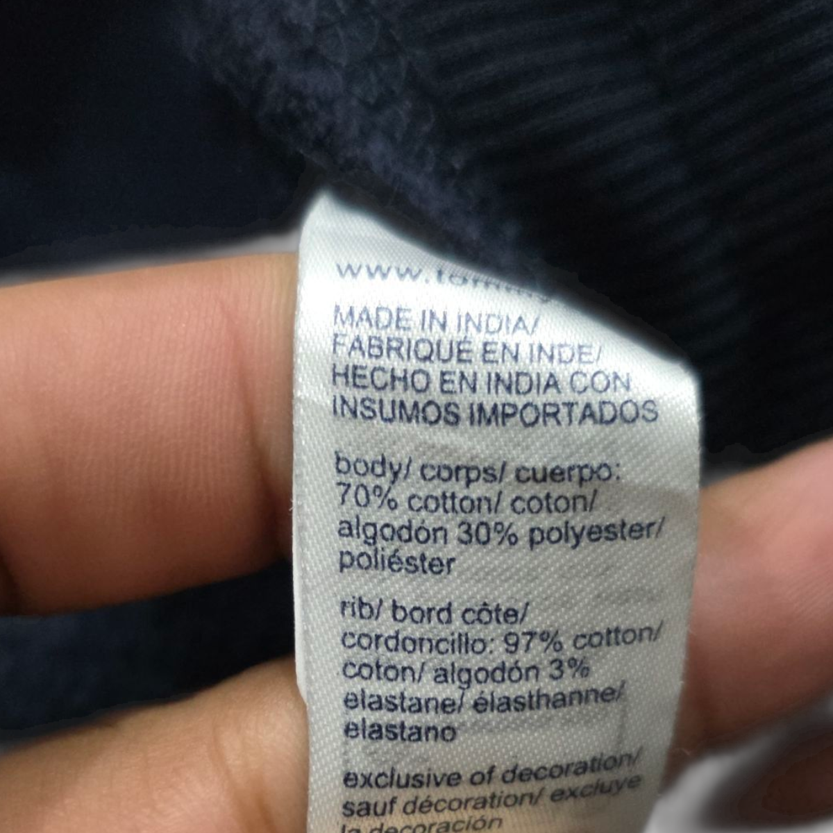 Pants Tommy Hilfiger Mediano M Azul