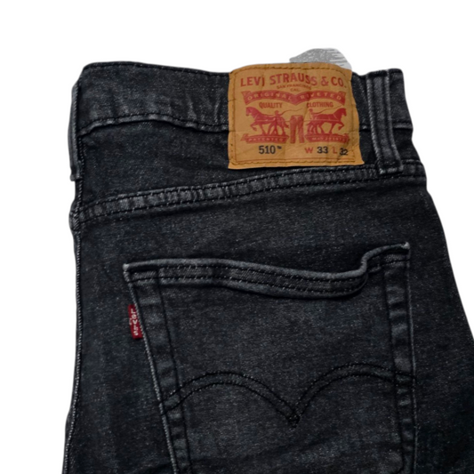 Pantalon Levis 510 33x32 Slimfit Gris Oscuro